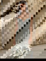 fitted mermaid v neckline dress JB45569