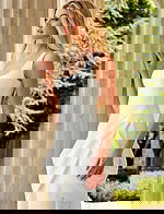 white fitted dress with pleated details on the waistline JB45620