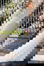 lace long sleeves dress JB45767