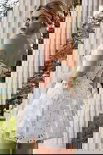 Lace Wedding Dress with Floral Details JB45914 - Image 3