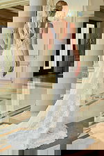 back view of long wedding dress JB47331