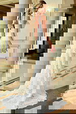 lace open back wedding dress JB47331