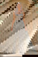 a line lace wedding dress JB49120