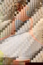 fit and flare strapless dress JB50282