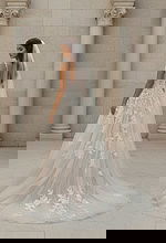 back of a line lace wedding dress JB99062