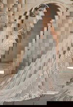 back of lace mermaid bridal gown JB99063