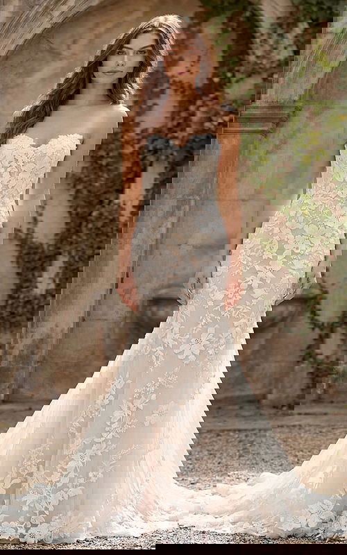 sweetheart neckline lace mermaid dress JB99063