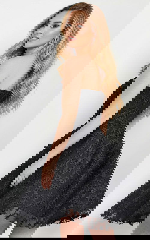 back of fit and flare dress K23516