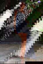 one shoulder embellished white short dress K41142