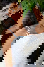 Embellished fitted bodice with delicate straps