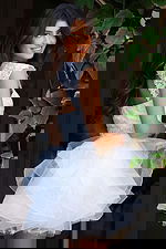 ruffled skirt embllished short dress K51611