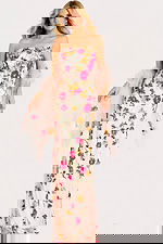 floral pink dress 44011