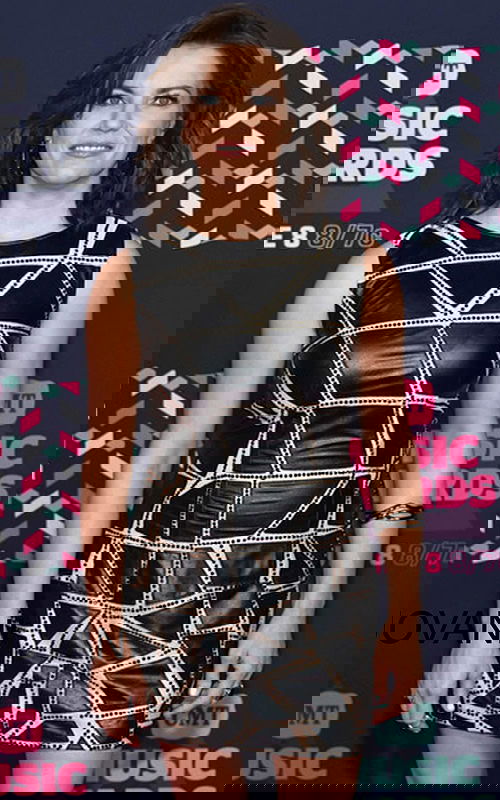 Model wearing Martina Mcbride Wears Jovani to the 2016 CMT Music Awards