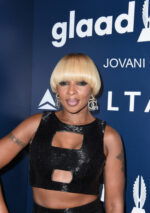 Close-up of model in Jovani 37521, featuring a black cut-out top.