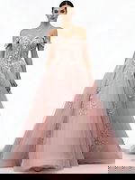 off the shoulder embellished dress Q43434