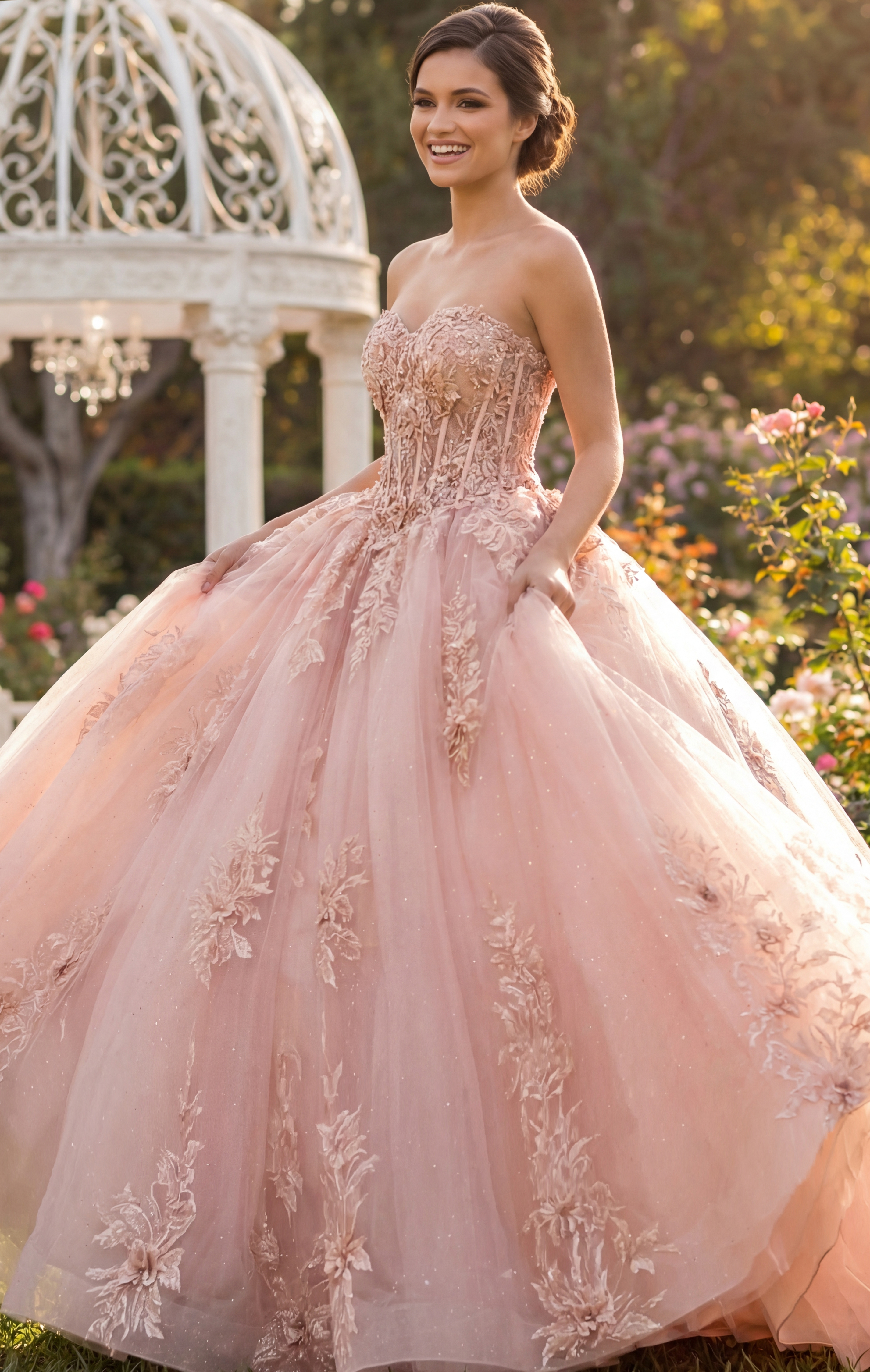 Elegant Off Shoulder Ball Gown with Lace and Tulle Q45684 | Jovani