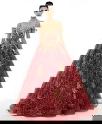 Quinceañera Dress with Ornate Bodice Q47377 - Image 4