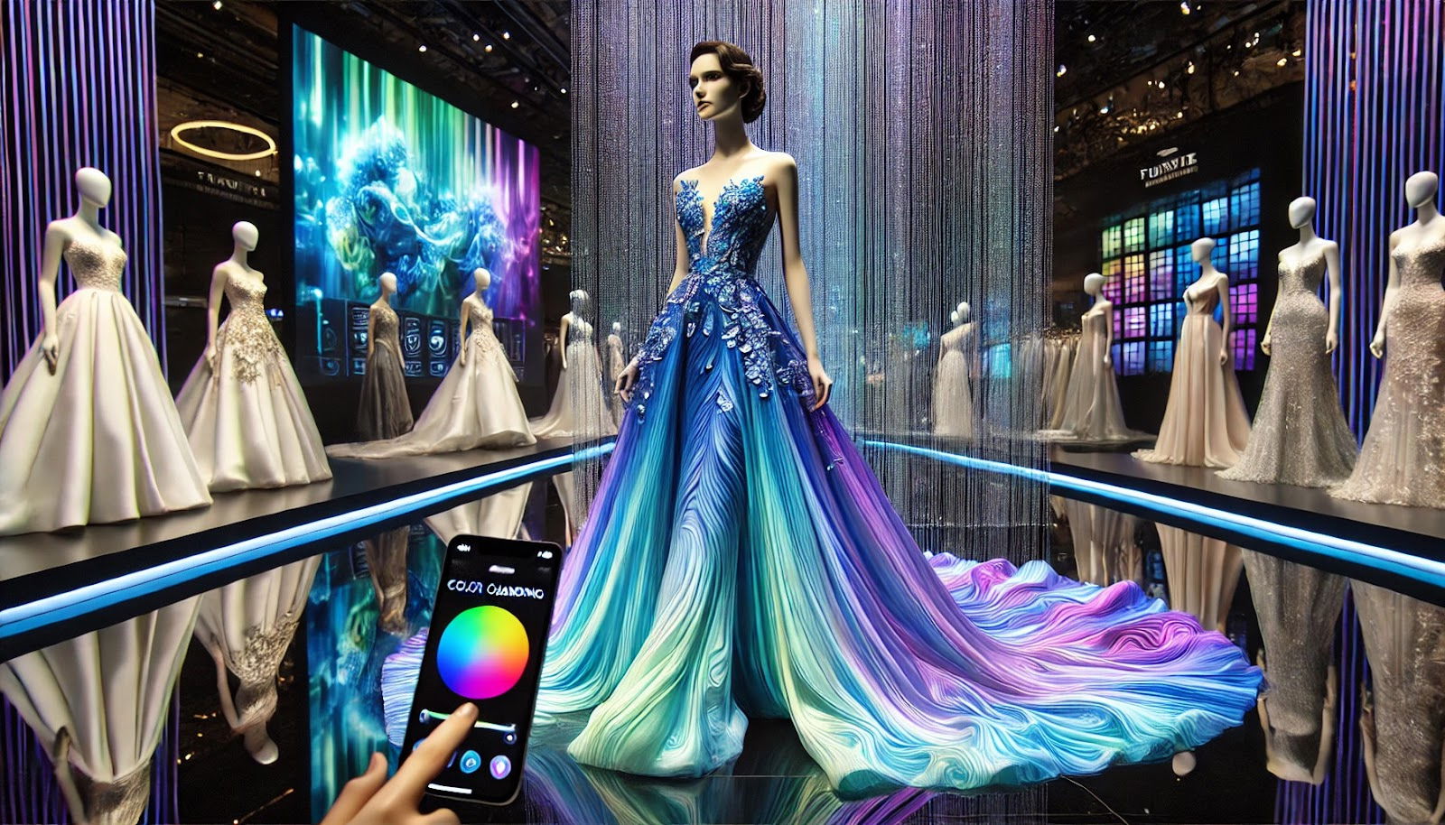 color changing smart dresses