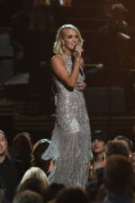 Model wearing Carrie Underwood at CMA Awards