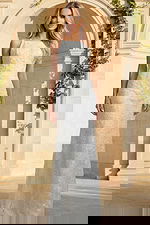 Front view of beaded halter bridal gown with fitted silhouette