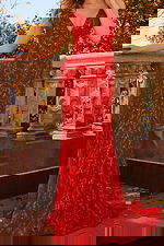 red beaded dress 22811