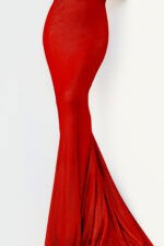 08139 red mermaid dress