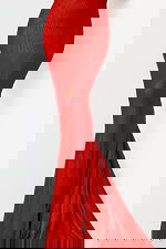 08139 red mermaid dress